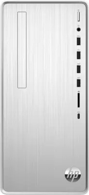 ПК HP Pavilion TP01-2078ur Ryzen 5 5600G (3.9) 8Gb SSD512Gb RTX3060 12Gb CR Windows 11 Home Eth WiFi BT серебристый