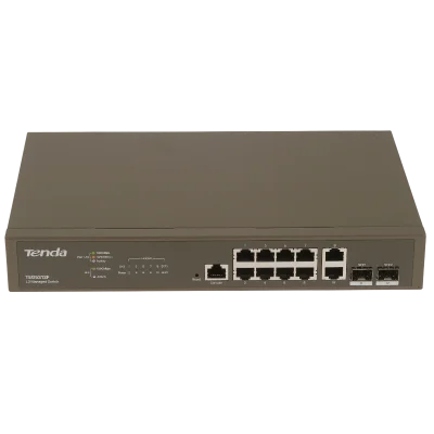 Коммутатор 10PORT 1000M 2SFP/ Коммутатор 10PORT 1000M 2SFP TEG5312F TENDA
