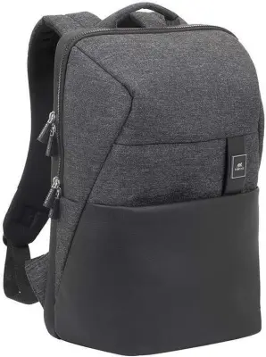 Рюкзак для ноутбука 15.6" Riva 8861 черный полиуретан/полиэстер