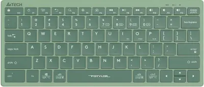 Клавиатура A4Tech Fstyler FBX51C зеленый USB беспроводная BT/Radio slim Multimedia (FBX51C MATCHA GREEN)
