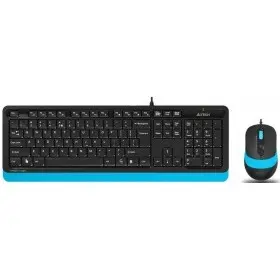 A-4Tech Клавиатура + мышь клав:черный/синий мышь:черный/синий USB