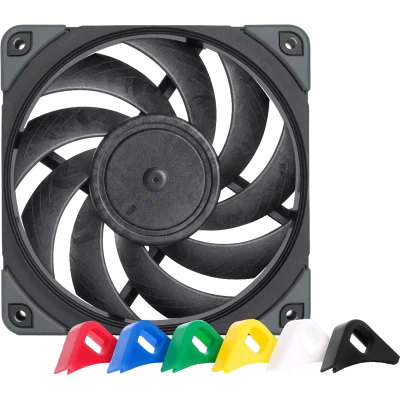 Кулер для корпуса/ Case Cooler Noctua NF-A12x25 PWM chromax.black.swap (120x120x25mm, 4-pin PWM, 60.09CFM, 22.6dBA, 2000RPM, Black)