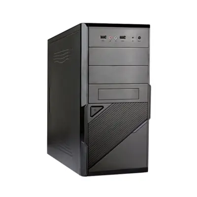 Exegate EX284020RUS Корпус Minitower BA-201 Black, mATX, , 2*USB, Audio