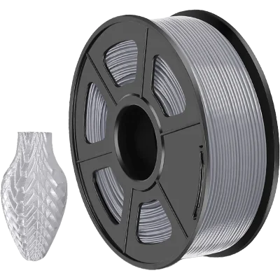 Филамент NVPRINT PETG Silver для 3D печати диаметр 1.75мм длина 330 метров масса 1 кг