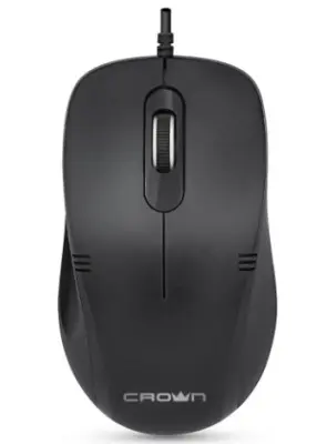 Мышь проводная CROWN CMM-501 [CM000001793] {Проводная мышь с тихими кликерами 3D}