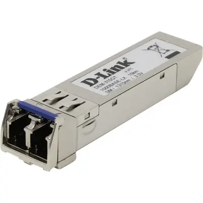 D-Link 310GT/B1A SFP-трансивер с 1 портом 1000Base-LX для одномодового оптического кабеля (до 10 км)