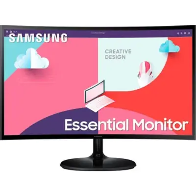 LCD Samsung 23.8" S24C360EAI черный {VA Curved 1920x1080 75Hz 4ms 250cd D-Sub HDMI VESA}