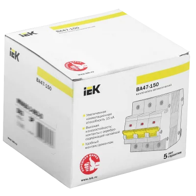 KARAT Авт. выкл. ВА47-150 3P D 80А 15кА IEK