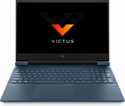 Ноутбук HP Victus 16-e0076ur Ryzen 5 5600H 16Gb SSD1Tb NVIDIA GeForce RTX 3050 Ti 4Gb 16.1" IPS FHD (1920x1080) Windows 10 Home blue WiFi BT Cam