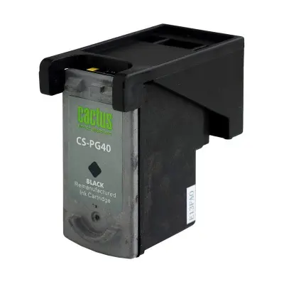 -/ Картридж струйный Cactus CS-PG40 черный (18мл) для Canon Pixma MP150/MP160/MP170/MP180/MP210/MP220/M