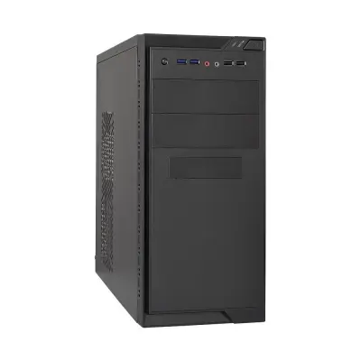 Exegate EX283234RUS Корпус Minitower ExeGate MA-372UX Black, mATX <без БП> 2*USB+2*USB3.0, Audio