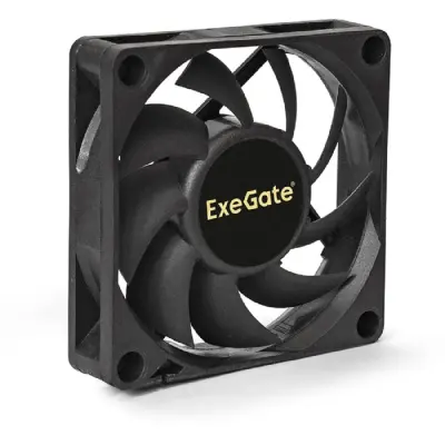 Exegate EX283372RUS Вентилятор ExeGate EX07015H3PM, 70x70x15 мм, гидродинамический, 3pin+Molex, 3000RPM, 26dBA
