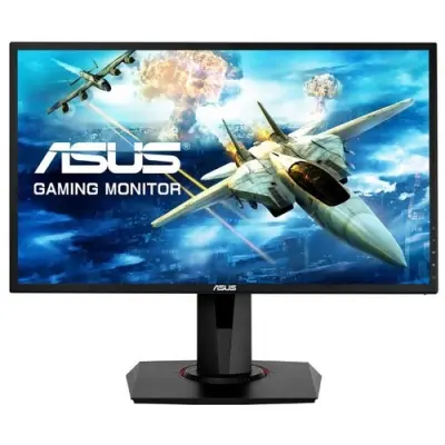 ASUS LCD 24" VG248QG {TN 1920x1080 165Hz 1ms 350cd 1000:1 170/160 8bit(6bit+FRC) DVI HDMI1.4 DisplayPort1.2 FreeSync GSync 2x2W VESA}