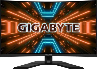 Монитор Gigabyte 31.5" M32UC черный VA LED 1ms 16:9 HDMI M/M HAS 350cd 178гр/178гр 3840x2160 144Hz FreeSync Premium Pro DP 4K USB 7.8кг
