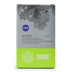 CACTUS Картридж матричный CS-ERC30 12.7x5 черный для Epson ERC 30/34/38/TM-U220