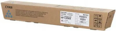 Картридж лазерный Ricoh MP C2503 841931 голубой (5500стр.) для Ricoh MP C2003/C2503/C2011SP/C2004/C2504