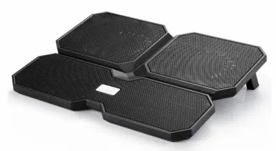 Подставка для ноутбука Deepcool Multi Core X6 (DP-N422-MCX6) 15.6" 380x295x24мм 30.9дБ 2xUSB 4x 900г черный