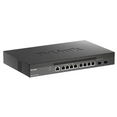 D-Link DXS-1210-10TS/B1A PROJ Настраиваемый L2+ коммутатор с 8 портами 10GBase-T и 2 портами 10GBase-X SFP+