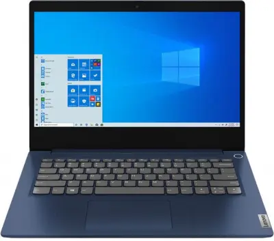 Ноутбук Lenovo IdeaPad 3 14ADA05 Ryzen 5 3500U 8Gb SSD512Gb AMD Radeon Vega 8 14" TN FHD (1920x1080) Windows 11 Home blue WiFi BT Cam (81W000VKRU)