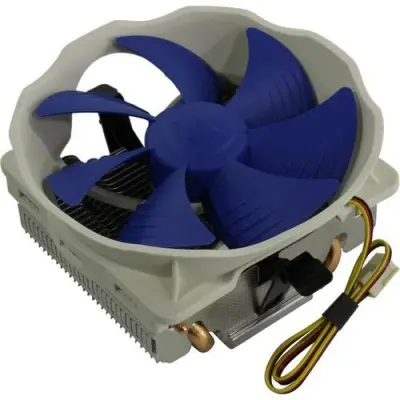 PCCooler Кулер Q127 V2 S775/115X/AM2/AM3/AM4/FM1/FM2 (48 шт/кор, TDP 90W, вент-р 120мм, 4 тепловые трубки 6мм, 1800RPM, 22dBa) Retail Color Box