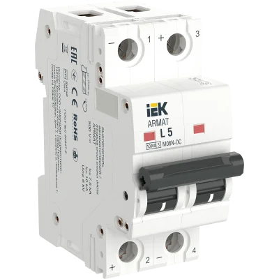 ARMAT Авт. выкл. M06N-DC 2P L 5А IEK