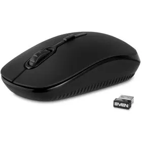 SVEN RX-510SW чёрная {Беспроводная мышь бесшумн. кл.2,4 GHz, 3+1кл. 800-1600DPI, цвет. картон}