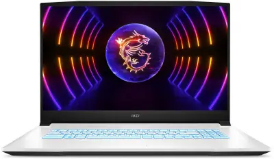 Ноутбук MSI Sword 17 A12VE-808XRU Core i5 12450H 16Gb SSD512Gb NVIDIA GeForce RTX4050 6Gb 17.3" IPS FHD (1920x1080) Free DOS white WiFi BT Cam (9S7-17L522-808)