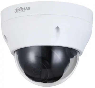 DAHUA DH-IPC-HDPW1230R1P-0280B-S5 Купольная IP-видеокамера 2Мп, 1/2.8” CMOS, объектив 2.8мм, ИК 20м, IP67, пластик