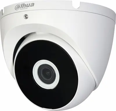 Камера видеонаблюдения аналоговая Dahua DH-HAC-T2A21P-0280B 2.8-2.8мм HD-CVI HD-TVI цв. корп.:белый