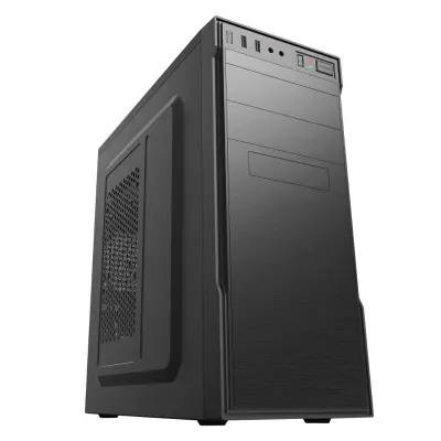 Корпус без блока питания/ Case Forza ATX, 1xUSB2.0+1xUSB3.0, Black, w/o FAN, w/o PSU