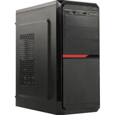 Exegate EX287502RUS Корпус Miditower ExeGate AX-251 (ATX, без БП, 2*USB, аудио, черный)