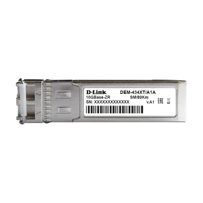 Трансивер 434XT,DEM-434XT/DD SFP+ Transceiver, 10GBase-ZR, Duplex LC, 1550nm, Single-mode, 80KM