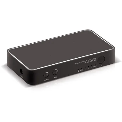 GCR Переключатель HDMI, 3 устройства  к 1 монитору, 4Kx2K 30Hz, поддержка PiP, ARС, SPDIF, пульт ДУ