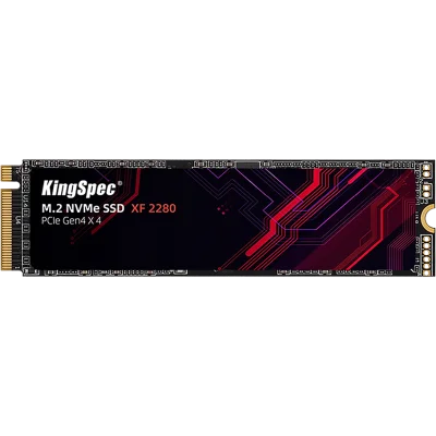 Твердотельный накопитель/ Kingspec SSD XF-512 2280, 512GB, M.2(22x80mm), NVMe, PCIe 4.0 x4, R/W 4900/2800MB/s, IOPs н.д./н.д., TBW 600, DWPD 1.07 (3 года)