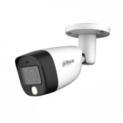 DAHUA DH-HAC-HFW1200CMP-IL-A-0280B-S6 Уличная цилиндрическая HDCVI-видеокамера с интеллектуальной двойной подсветкой 2Мп, объектив 2.8мм, ИК 20м, LED 20м, IP67, корпус: металл