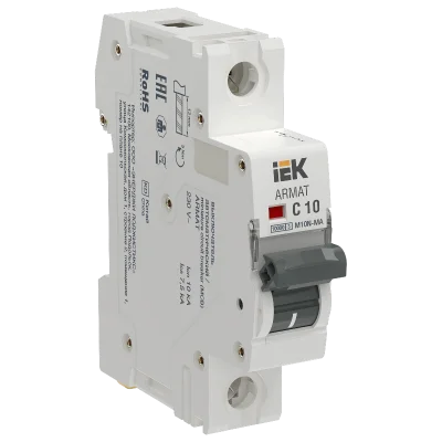 ARMAT Авт. выкл. без тепл. расц. M10N-MA 1P C 10А IEK