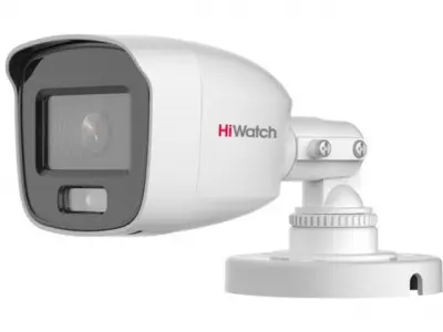 Камера видеонаблюдения аналоговая HiWatch DS-T500L(2.8mm) 2.8-2.8мм HD-CVI HD-TVI цв. корп.:белый