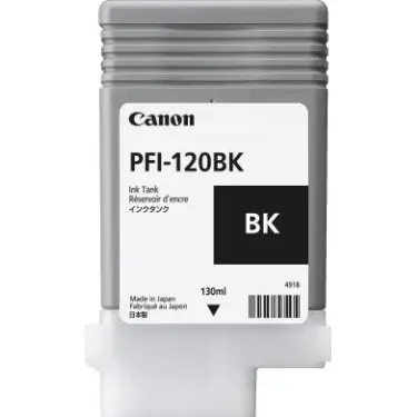 Canon PFI-120BK 2885C001  Картридж для  TM-200/TM-205/TM-300/TM-305, 130 мл. чёрный  (GJ)