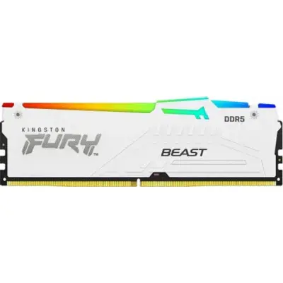 Оперативная память Kingston Fury Beast KF560C30BWA-16 DDR5 -  1x 16ГБ 6000МГц, DIMM,  White,  Ret