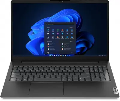 Ноутбук Lenovo V15 G3 ABA Ryzen 3 5425U 8Gb SSD256Gb AMD Radeon 15.6" TN FHD (1920x1080) Windows 11 Home Multi Language black WiFi BT Cam (82TV0065IX)