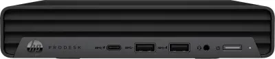 ПК HP ProDesk 400 G6 Mini i5 10500T (2.3) 8Gb SSD256Gb UHDG 630 noOS GbitEth WiFi BT 65W kbNORUS мышь клавиатура черный (23H18EA)