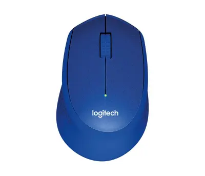 Мышь Logitech M330 Silent Plus синий оптическая 1000dpi silent беспров. USB 2but (910-004910)