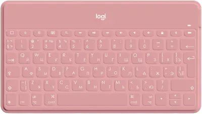 Клавиатура Logitech Keys-To-Go розовый USB беспроводная BT slim Multimedia