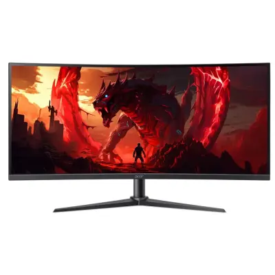 LCD Acer 34" XZ340CURW0bmiiphx {VA Curved 1500 3440x1440 240Hz 1/5ms 250cd 2xHDMI2.1 DisplayPort1.4 2x2W FreeSync(Premium) HDR10 Vesa}