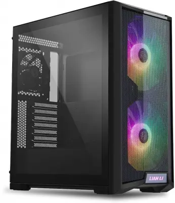 Корпус Lian-Li Lancool 215 черный без БП E-ATX 7x120mm 4x140mm 2xUSB3.0 audio bott PSU