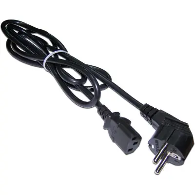 Шнур питания Lanmaster LAN-PP13/SHA-1.5-BK C13-Schuko проводник.:3x0.75мм2 1.5м 220В 10А черный