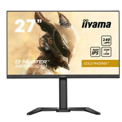 LCD Iiyama 27'' GB2790QSU-B5 {IPS 2560x1440 240Hz 1ms 400cd 8bit HDMI DisplayPort 2xUSB3.0 2x2W HAS Pivot VESA}