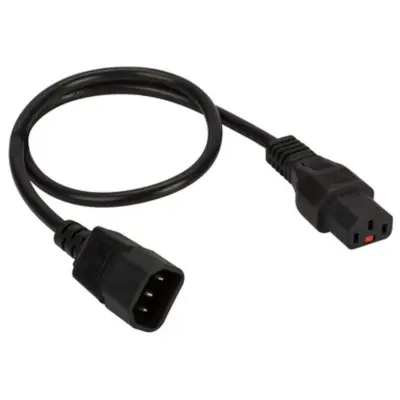 Шнур питания Lanmaster LAN-PP13L/14-1.8-BK C13-С14 проводник.:3x0.75мм2 1.8м 220В 10А черный