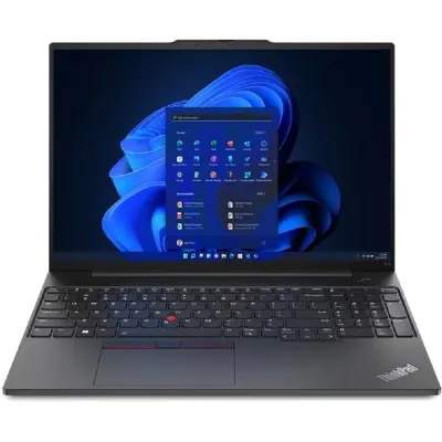 Lenovo ThinkPad E16 G1 [21JTS0A200] (КЛАВ.РУС.ГРАВ.) Black 16" {WUXGA IPS Ryzen 5 7530U(2.0GHz)/16GB/512GB SSD/DOS/клавиатура c подсветкой}