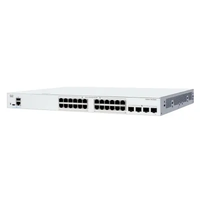 Коммутатор CISCO Catalyst 1300 24x 10/100/1000 Ethernet ports RJ-45, 4x 10G SFP+ uplinks, Fanless, C1300-24T-4X